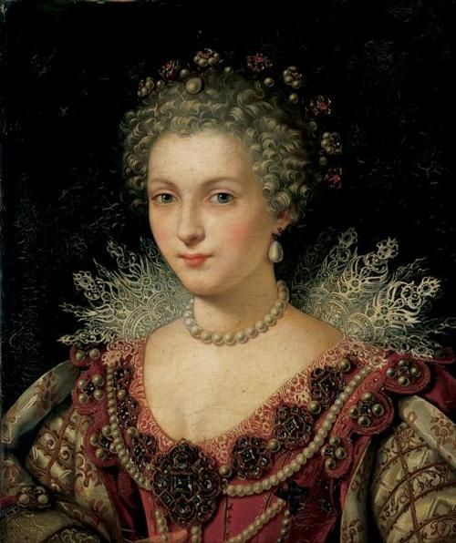 Portrait of Gabrielle d’Estrées by Lavinia Fontana, ca 1593-99 France, Wakefield Art Gallery